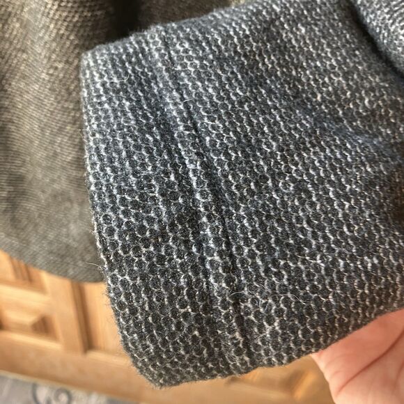 ORVIS Sherpa Lined Fleece 1/4 Zip Pullover Sweater Black & White Men's XL Tweed - Picture 6 of 13